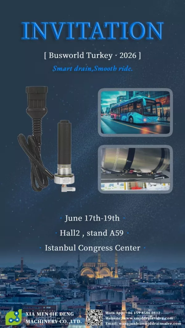 Tapaa Xiamen Jiedeng Machinery Busworld Turkey 2026 -messuilla!